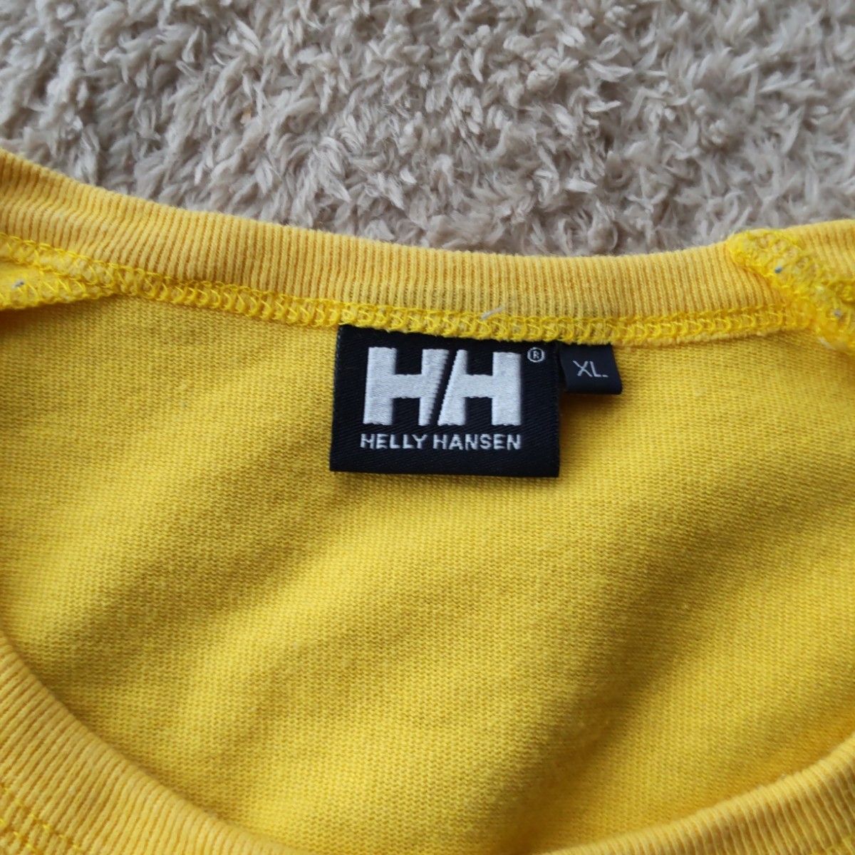 HELLY HANSEN ヘリーハンセンTシャツ メンズ XL イエロー 黄色