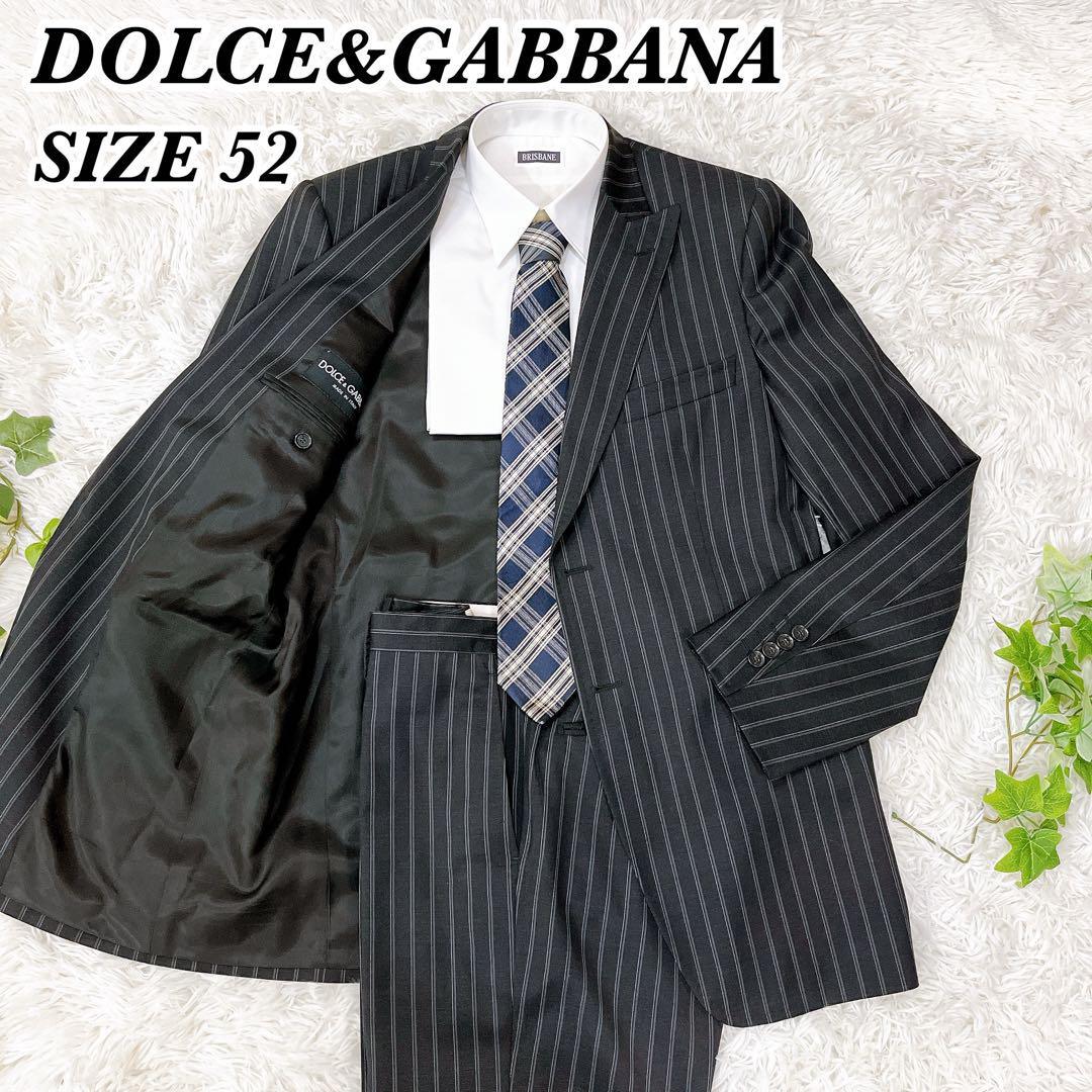 DOLCE&GABBANAドルチェ＆ガッバーナ ストライプスーツ サイズ44 - スーツ