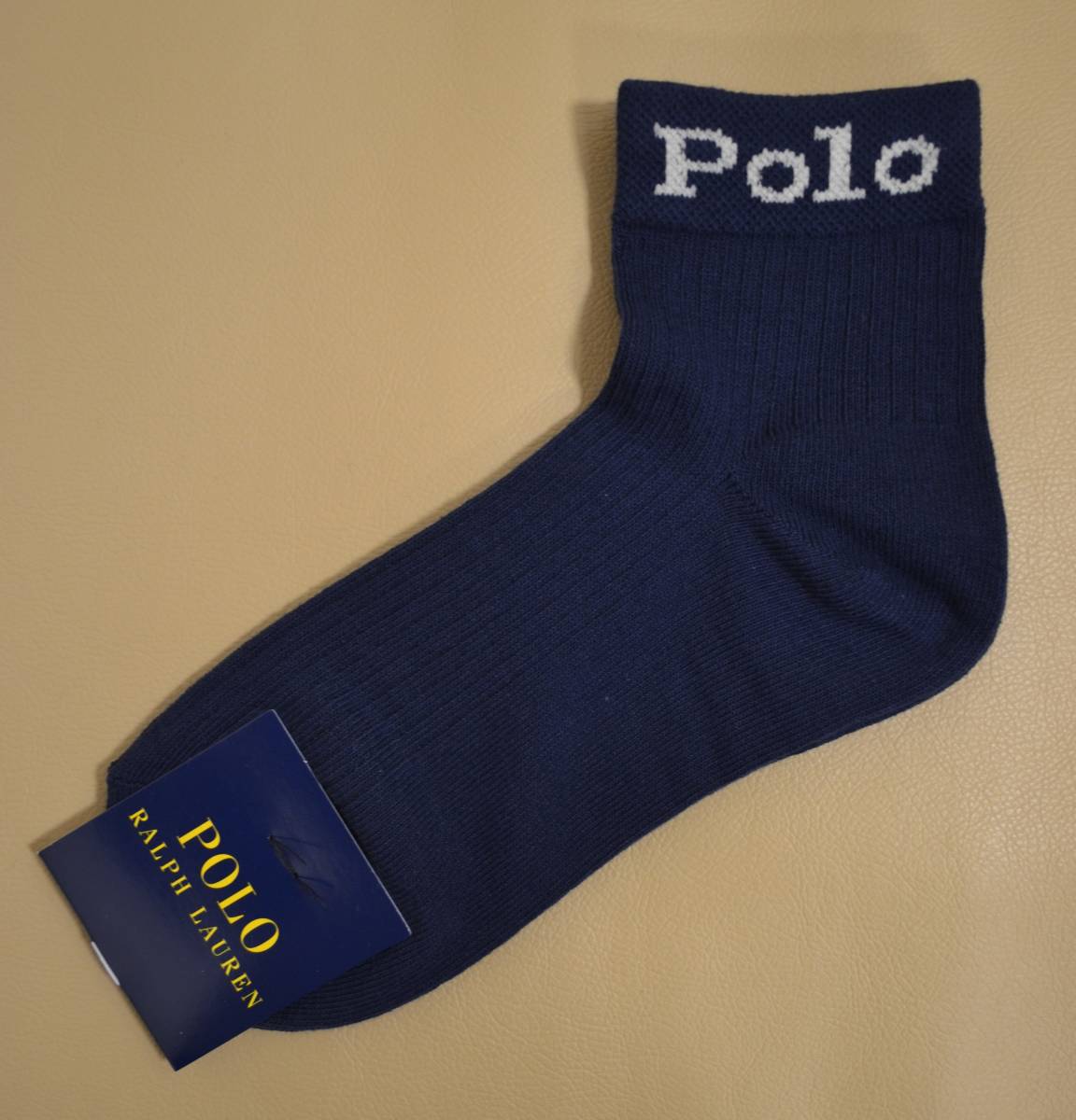 新品　未使用　女性　POLO RALPH LAUREN　 ポロラルフローレン　綿混アンクル丈ソックス　2足セット　　送料無料