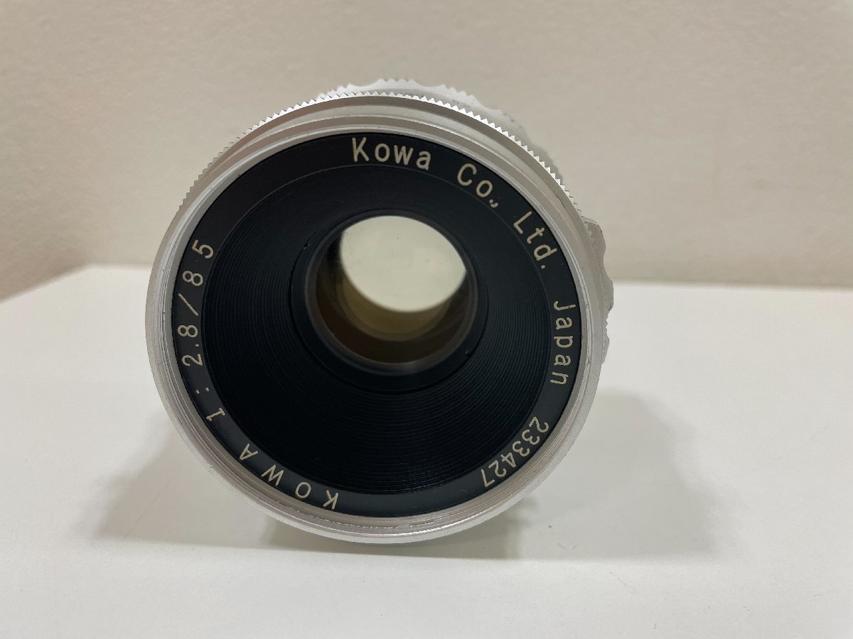 【B32465】KOWA コーワ SIX 中判カメラ　KOWA 1:2.8/85 レンズ　動作未確認　現状品　ジャンク品_画像8