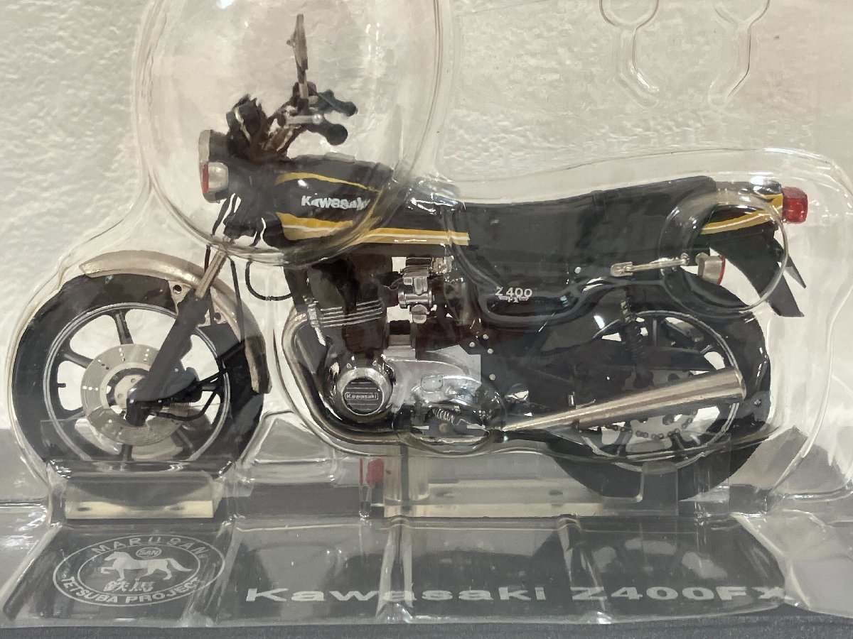 【N63988】MARUSAN　マルサン　Kawasaki　カワサキ　Z400FX　イエロー　バイク　詳細不明　中古品　現状品　ジャンク品_画像2