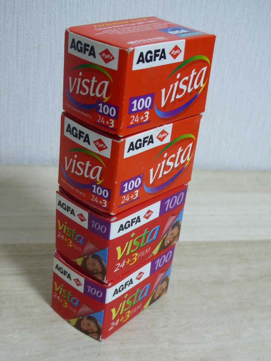 [m12393y z] 写真フィルム4本セット　AGFA vista 100　24+3枚　期限切れ　アグファ ビスタ_画像4