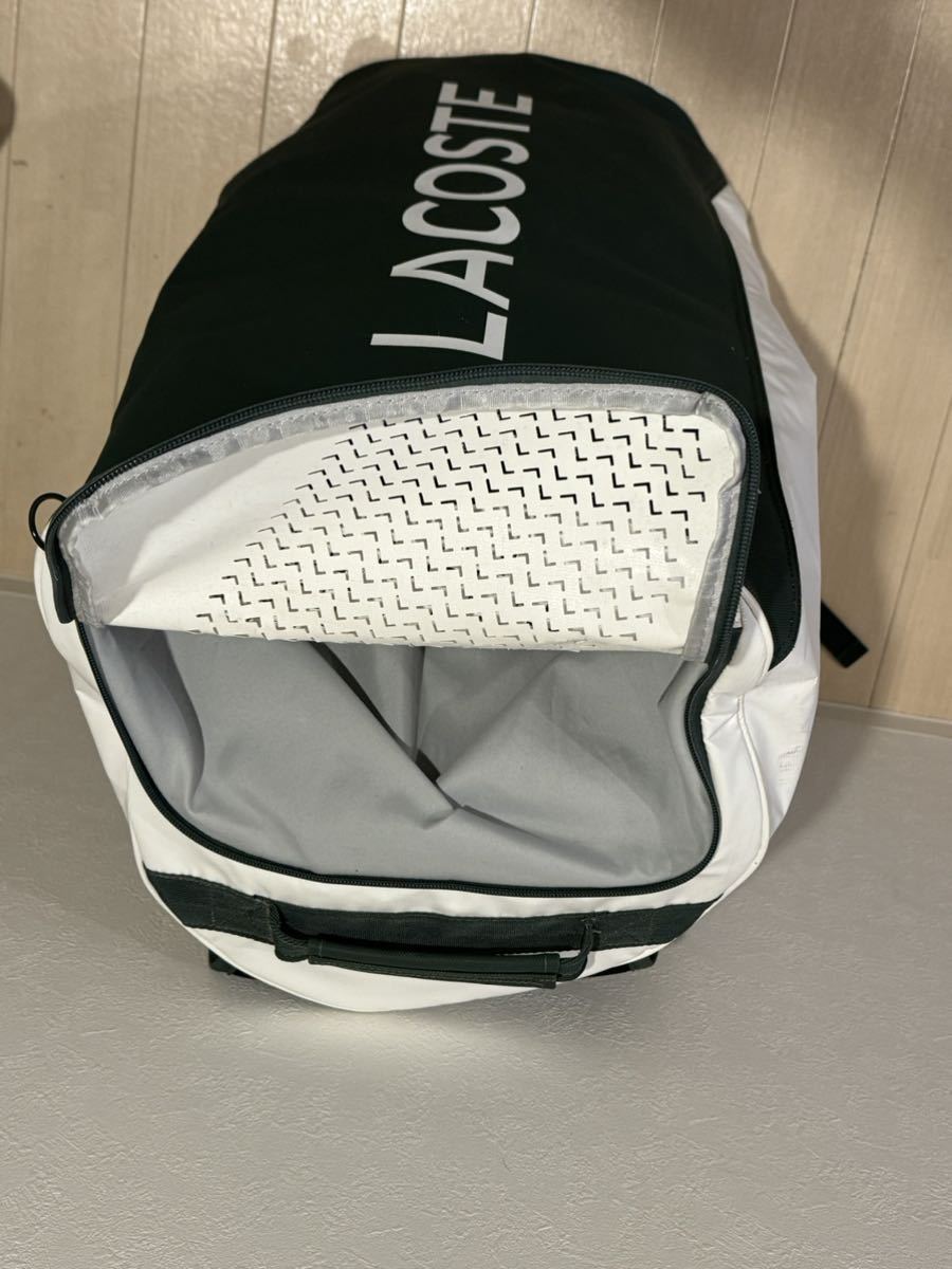 完売品　ラコステ テニス バッグ　Lacoste L20 Rackpack ラコステ L20 ラックパック　TLAB001_画像7