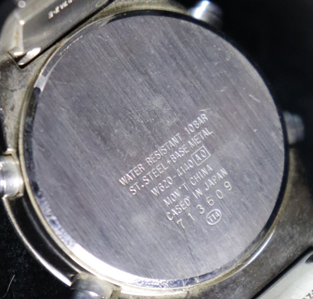 SEIKO ALBA スプーン W620-4140 セイコー アルバ 腕時計 デジタル文字盤 時間 時刻 ファッション 004JGCF21_画像3