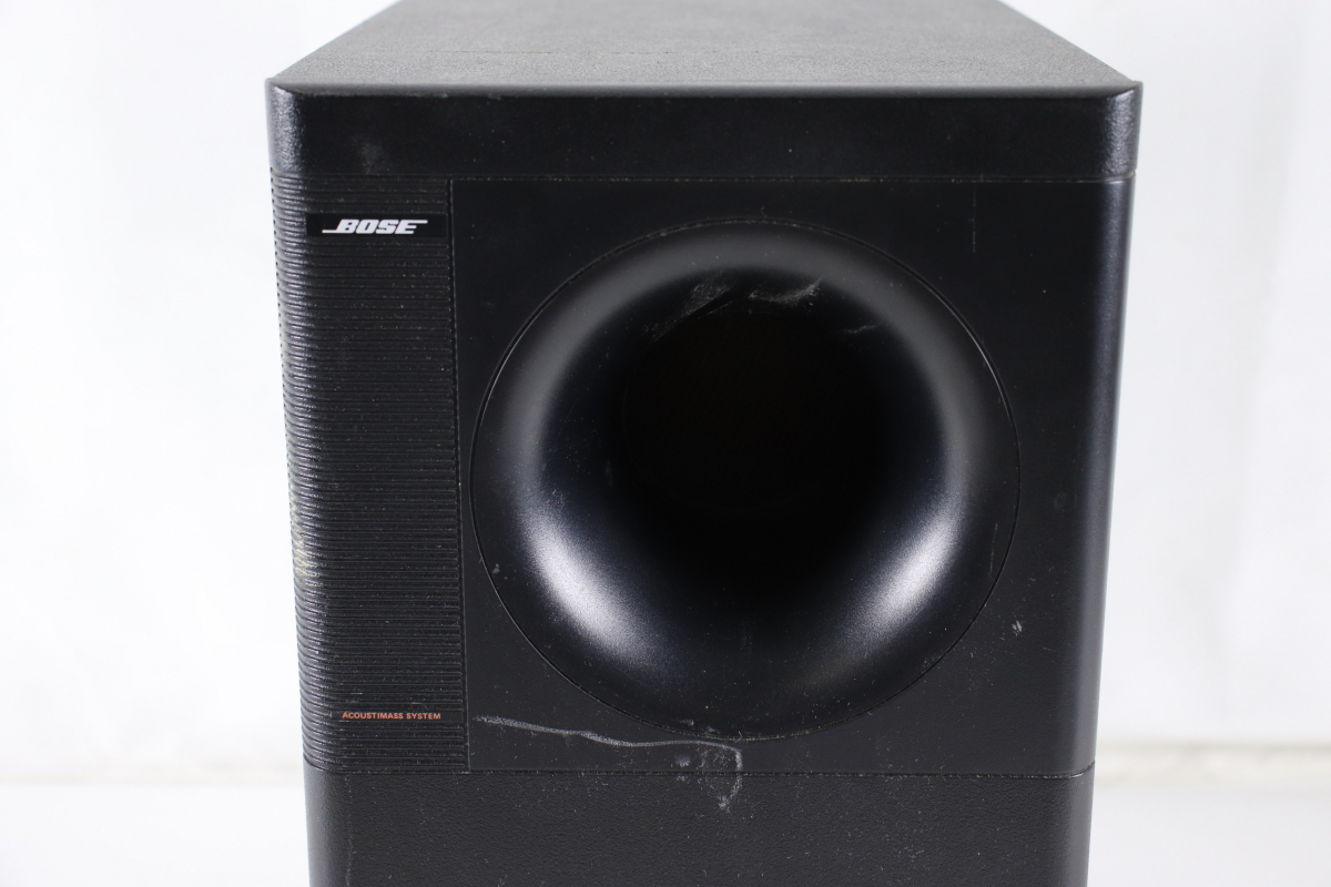【音出しOK】BOSE ACOUSTIMASS 3 Series Ⅳ ボーズ サブウーファー 音響機器 オーディオ スピーカーシステム ブラック 黒 005JGOP70_画像2