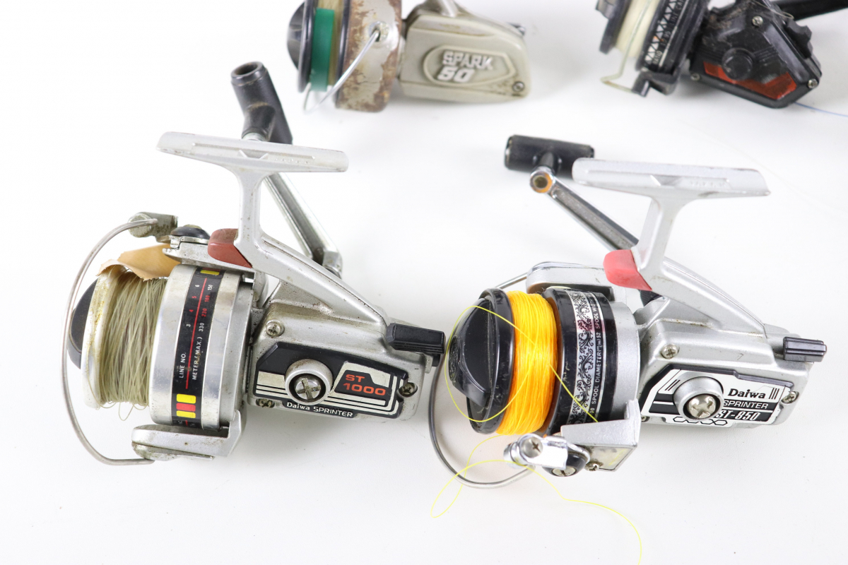 リール まとめ スピニングリール ベイトリール Daiwa ダイワ ST-4 ST-850 ST1000 SPARK50 Strong720 釣り具 釣り用品 005JGOO37_画像2