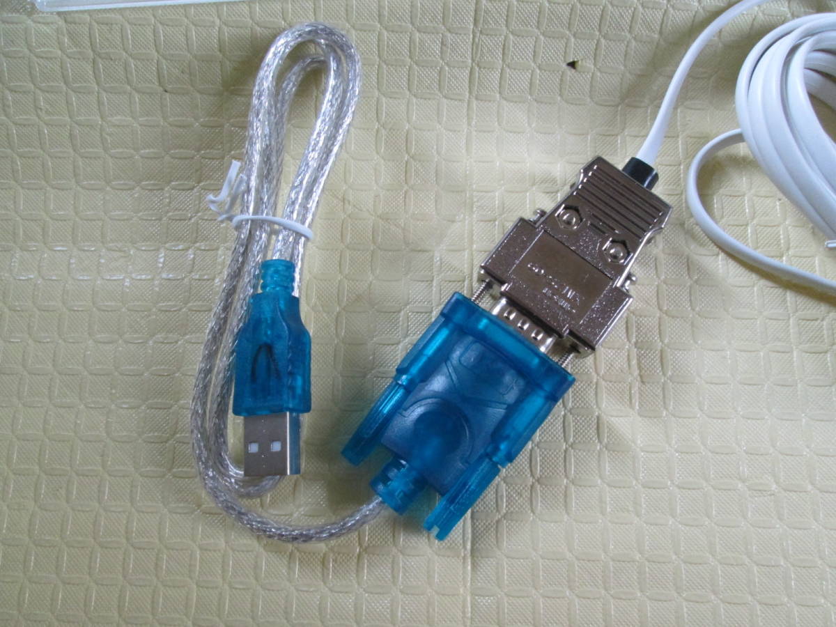 キーエンス　PLC用通信ケーブル＆USB変換ケーブル、おまけ「KV　STUDIO　Ver9.11」＋「KV-H11J（Ver,11.63）最新版アップデート用」_画像3