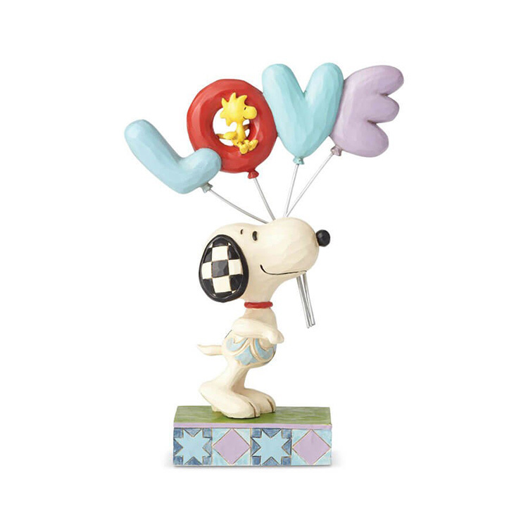 【オンライン限定商品】 スヌーピー 18.8cm フィギュア バルーン ラブ ウィズ スヌーピー SNOOPY enesco SH JIM Peanuts その他