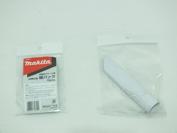 n2378 Makita マキタ 10.8Vスライド式 充電式クリーナ CL107FD 紙パック式 掃除機 [098-231202]_画像10
