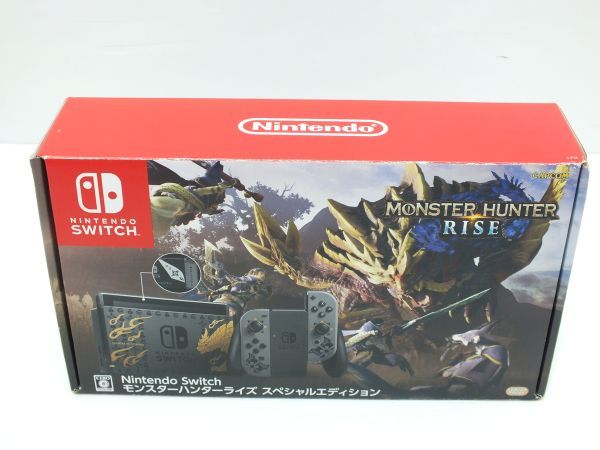 n2389 任天堂 Nintendo Switch ニンテンドースイッチ モンスターハンターライズ スペシャルエディション [049-231202]_画像1