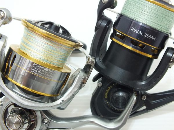 n2582 【ジャンク】 DAIWA ダイワ クレスト レブロス レガリス リーガル フリームス スピニングリール まとめ12台まとめ [123-231217]_画像4