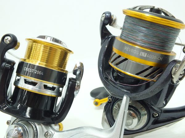 n2582 【ジャンク】 DAIWA ダイワ クレスト レブロス レガリス リーガル フリームス スピニングリール まとめ12台まとめ [123-231217]_画像2