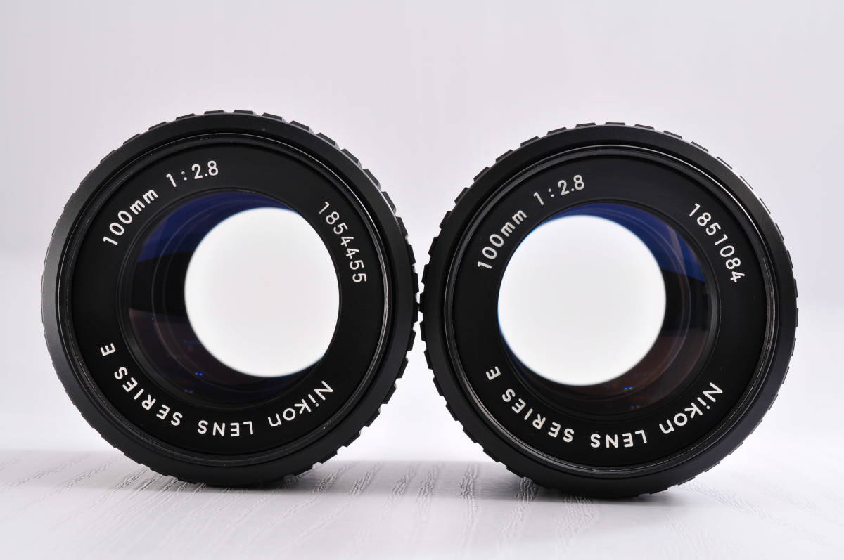 [2セット] Nikon SERIES E 100mm F2.8 AIS Ai-S　ニコン　シリーズE　Series E　MFレンズ　#11261133_画像6