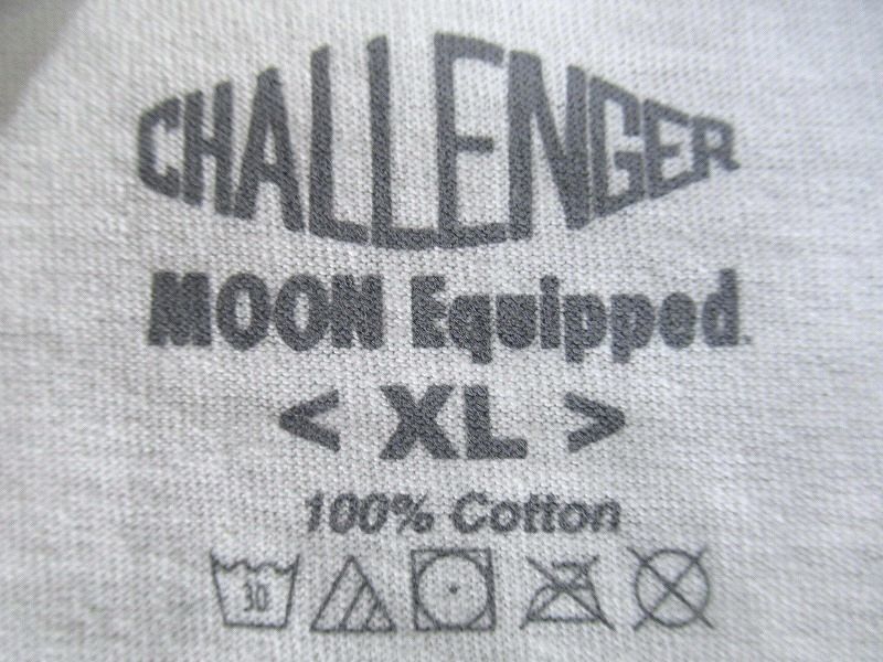 送料無料 XL 新品 限定コラボ CHALLENGER チャレンジャー × MOON EYES ムーンアイズ 23AW Logo T-shirt 半袖 ロゴ プリント Tシャツ 白 ②_画像5