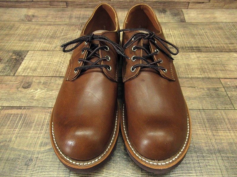  free postage new goods dead RED WING Red Wing 8058 16 year made Foreman oxford amber Harness leather shoes boots tea 27.5 ③