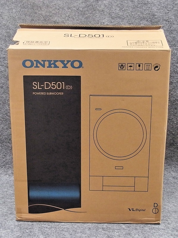  原文:ONKYO オンキョー / サブウーファー / SL-D501（D） 開封未使用品 / アンプ内蔵