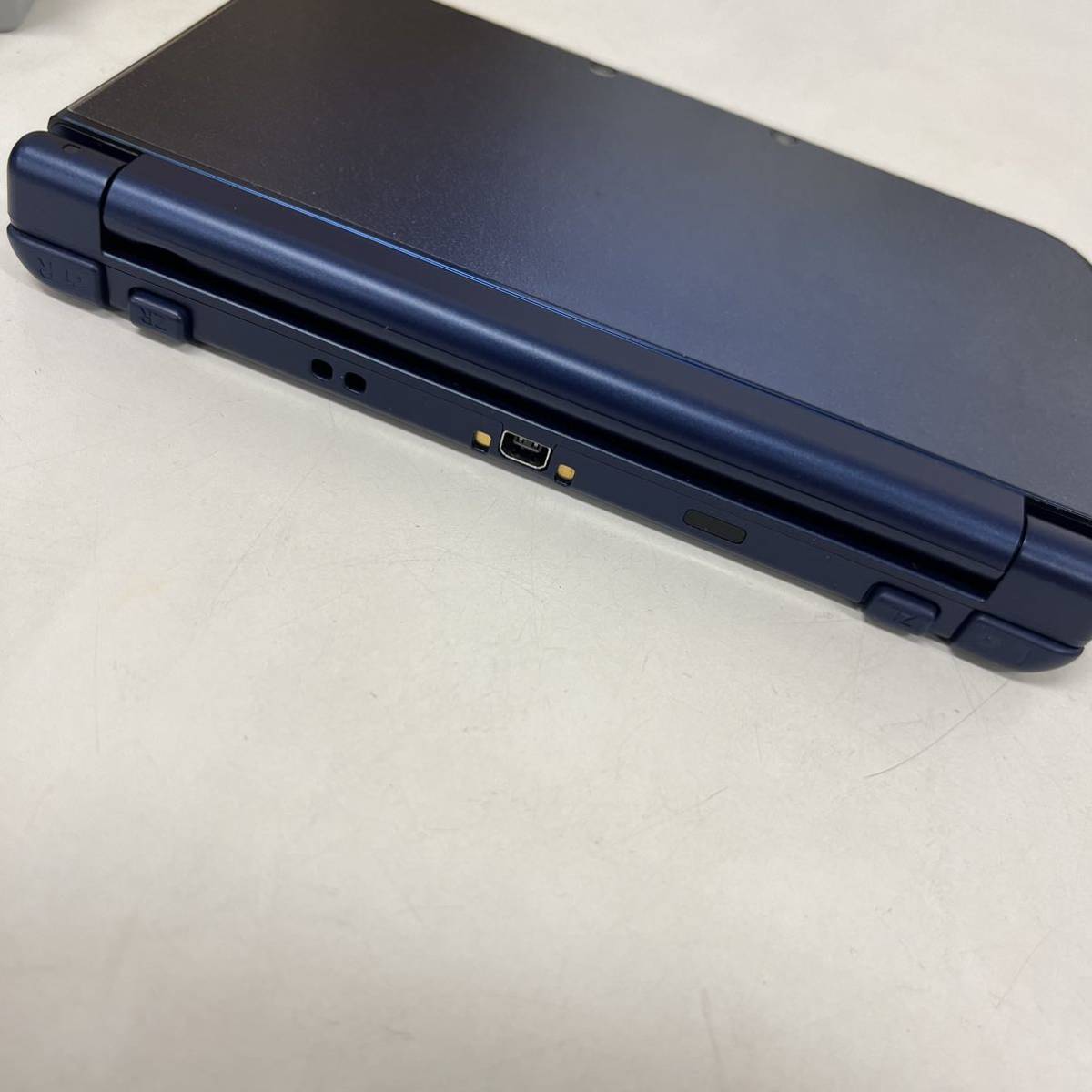 New ニンテンドー3DS LL本体 メタリックブルー METALLIC BLUE new Nintendo3DS ゲーム機 初期化済み_画像7