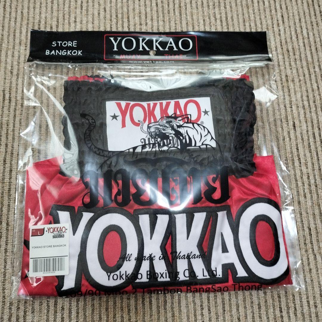 YOKKAO ムエタイパンツ「STADIUM」赤 size:L venum系