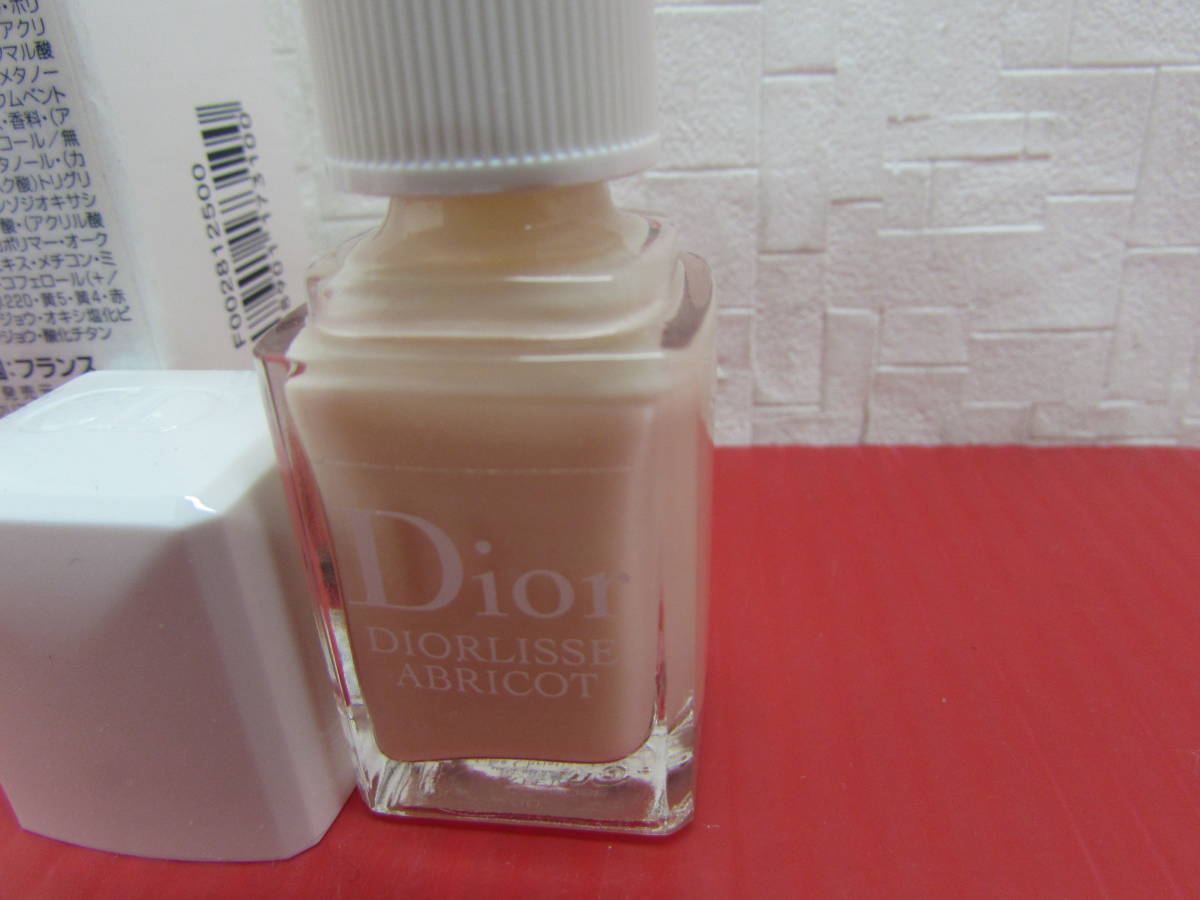 Christian Dior クリスチャンディオール ディオールリス アブリコ #500 ピンクペタル 〈ネイル エナメル〉10ml 残量多め 箱付き_画像5