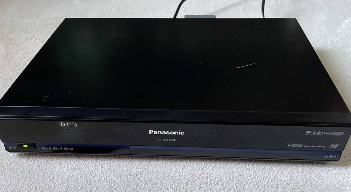 スカパーダブルチューナー320GBHDDレコーダー TZ-WR320P美品 + スカパーダブルチューナー320GBHDDレコーダー TZ-WR320P美品 +