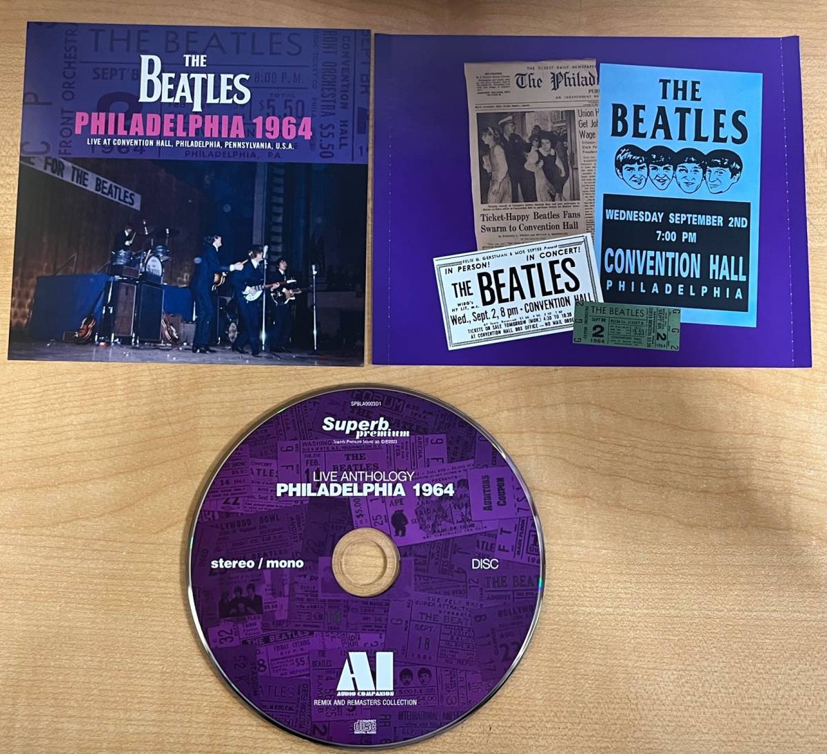BEATLES / LIVE ANTHOLOGY 1964　4タイトルセット　4CD　プレス盤 ビートルズ_画像8