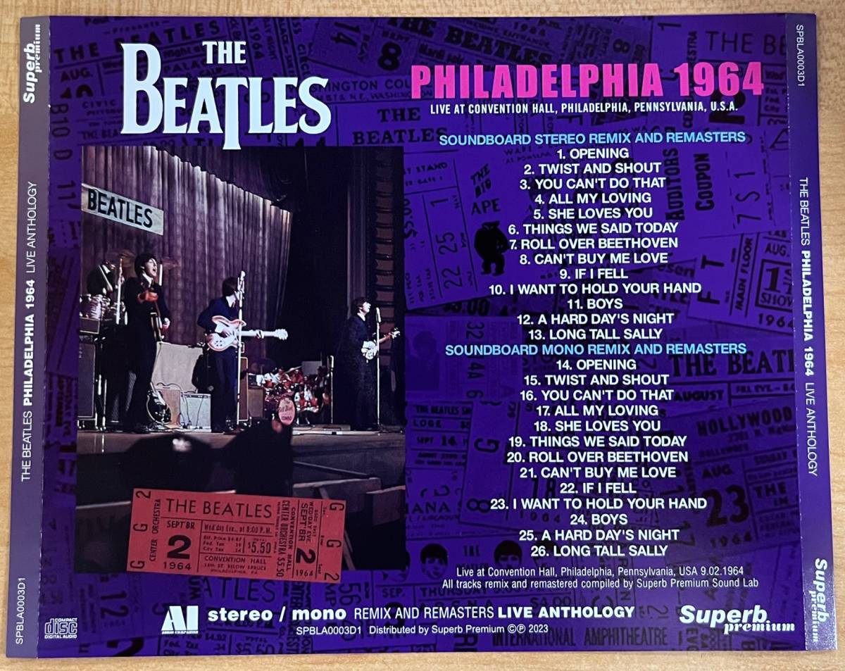 BEATLES / LIVE ANTHOLOGY 1964　4タイトルセット　4CD　プレス盤 ビートルズ_画像4