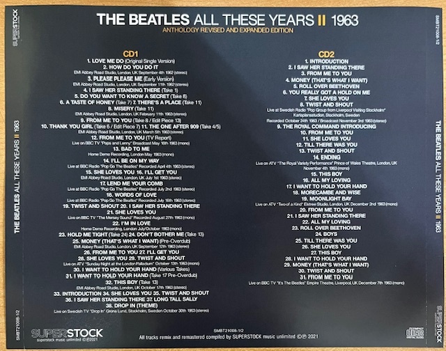 BEATLES / ALL THESE YEARS I～IV 1957～1965 セット 【8CD】_画像3