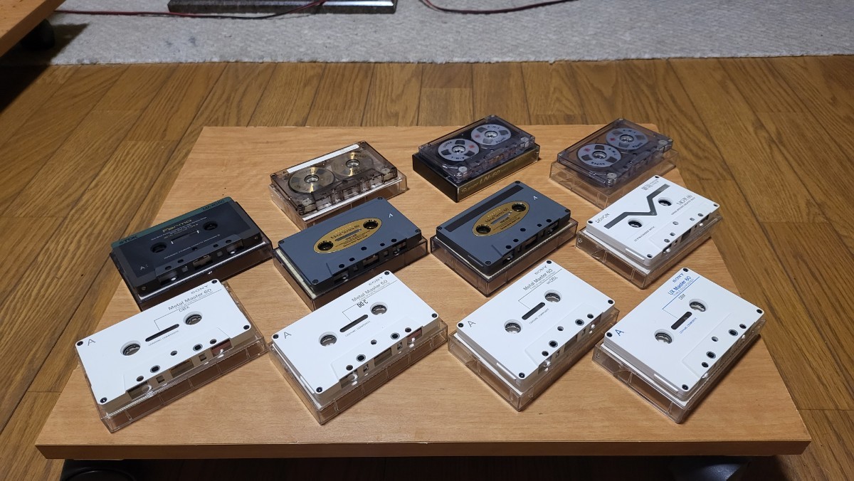 希少 高級メタルカセットテープ TDK SONY DENOE maxell TEAC A.M.L 録音済み 11本 高音質 Vertex Fermo Master 希少品_画像1