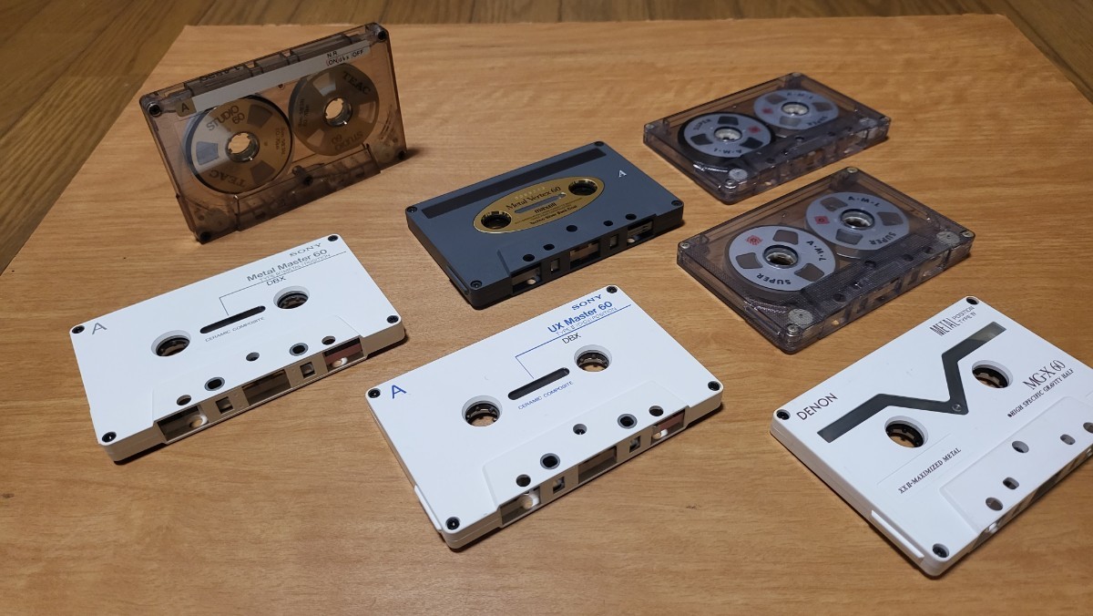希少 高級メタルカセットテープ TDK SONY DENOE maxell TEAC A.M.L 録音済み 11本 高音質 Vertex Fermo Master 希少品_画像6