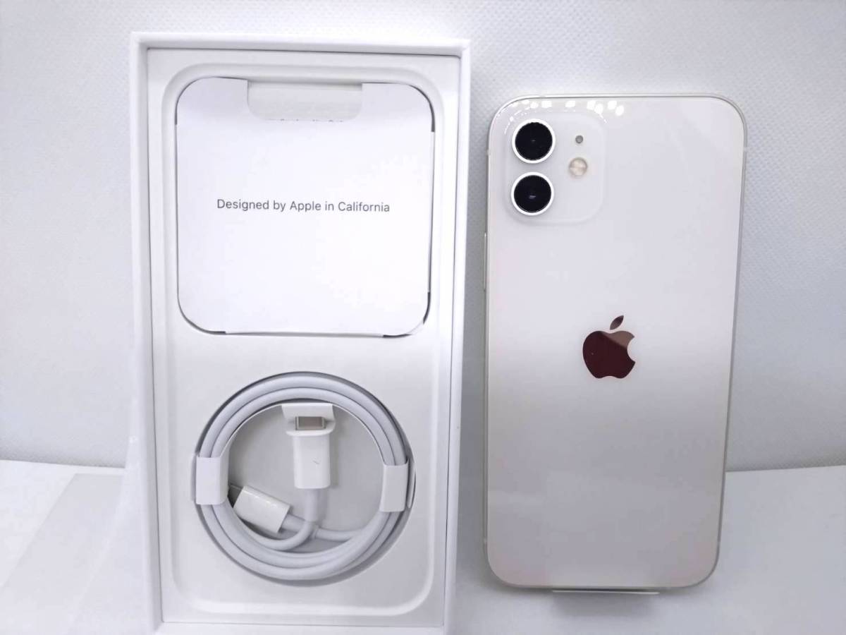 Apple iPhone 12 White 128GB Unlocked Smartphone アメリカ IPhone シムフリー　351793391861171_画像4