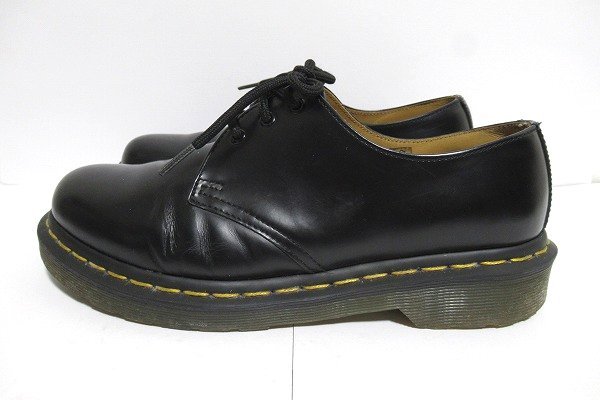 z11319:Dr.Martens(ドクターマーチン)1461W 3EYE GIBSON 3ホールプレーントゥシューズ/黒/UK5(24.0cm)_画像2