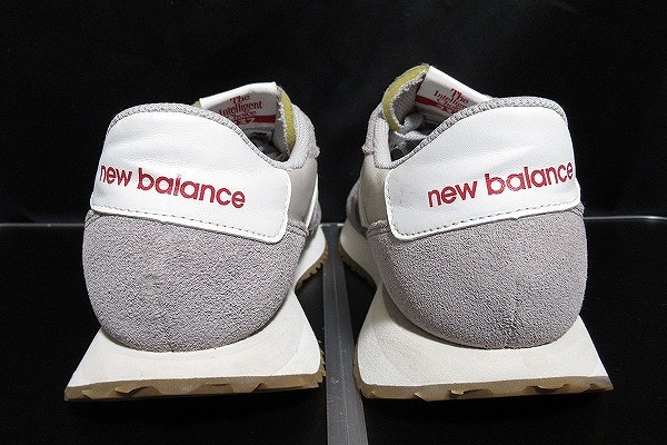 C0052：New Balance 237 スニーカー ニューバランス MS237GE グレー系 25.5cm レディース メンズ シューズ 靴_画像4