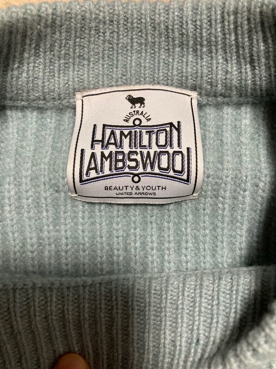 Hamilton Lambswool  ユナイテッドアローズ  ウールニットセーター