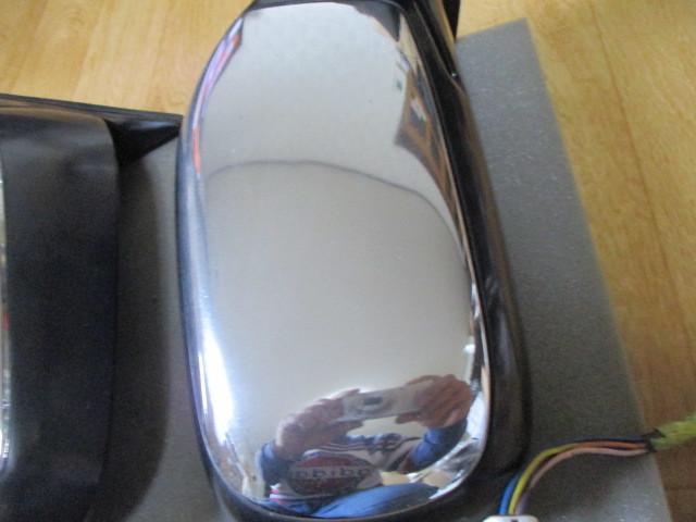  Nissan *Y31 Gloria Cedric brougham VIP door mirror side mirror left right set blue * blue lens used old car 