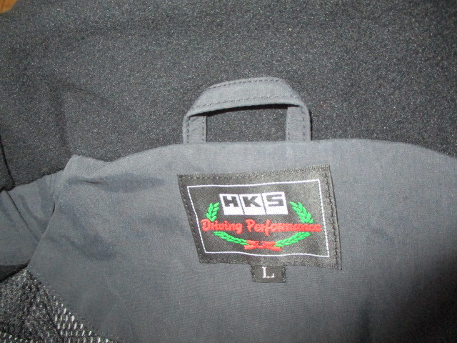 HKSレーシング　ビンテージ　パスケース付き防寒ジャケット　未使用　サイズL　デッドストック　マフラー・車高調・旧車トラスト_画像10