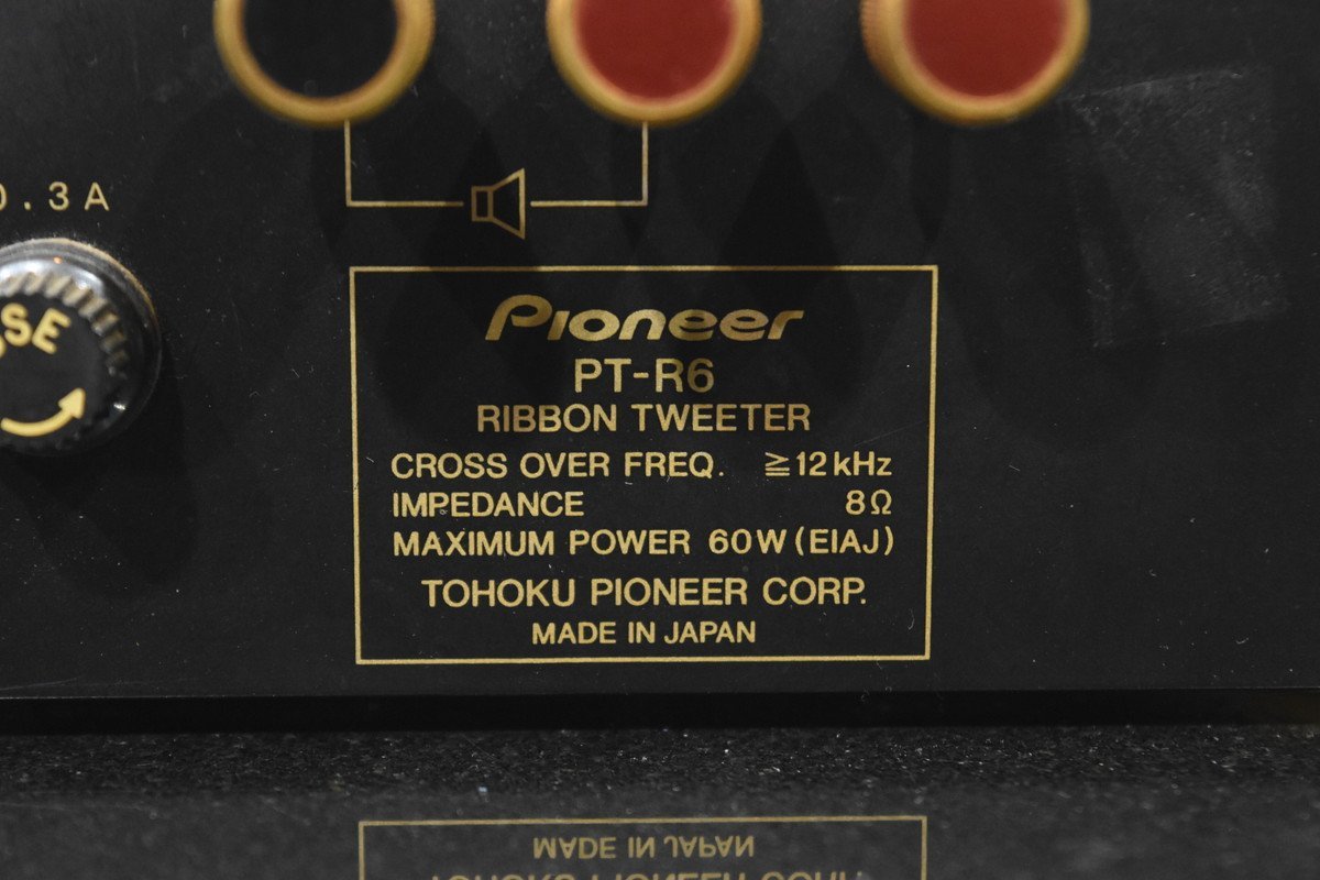 Pioneer パイオニア PT-R6 リボン型スーパーツイーター ペア_画像7