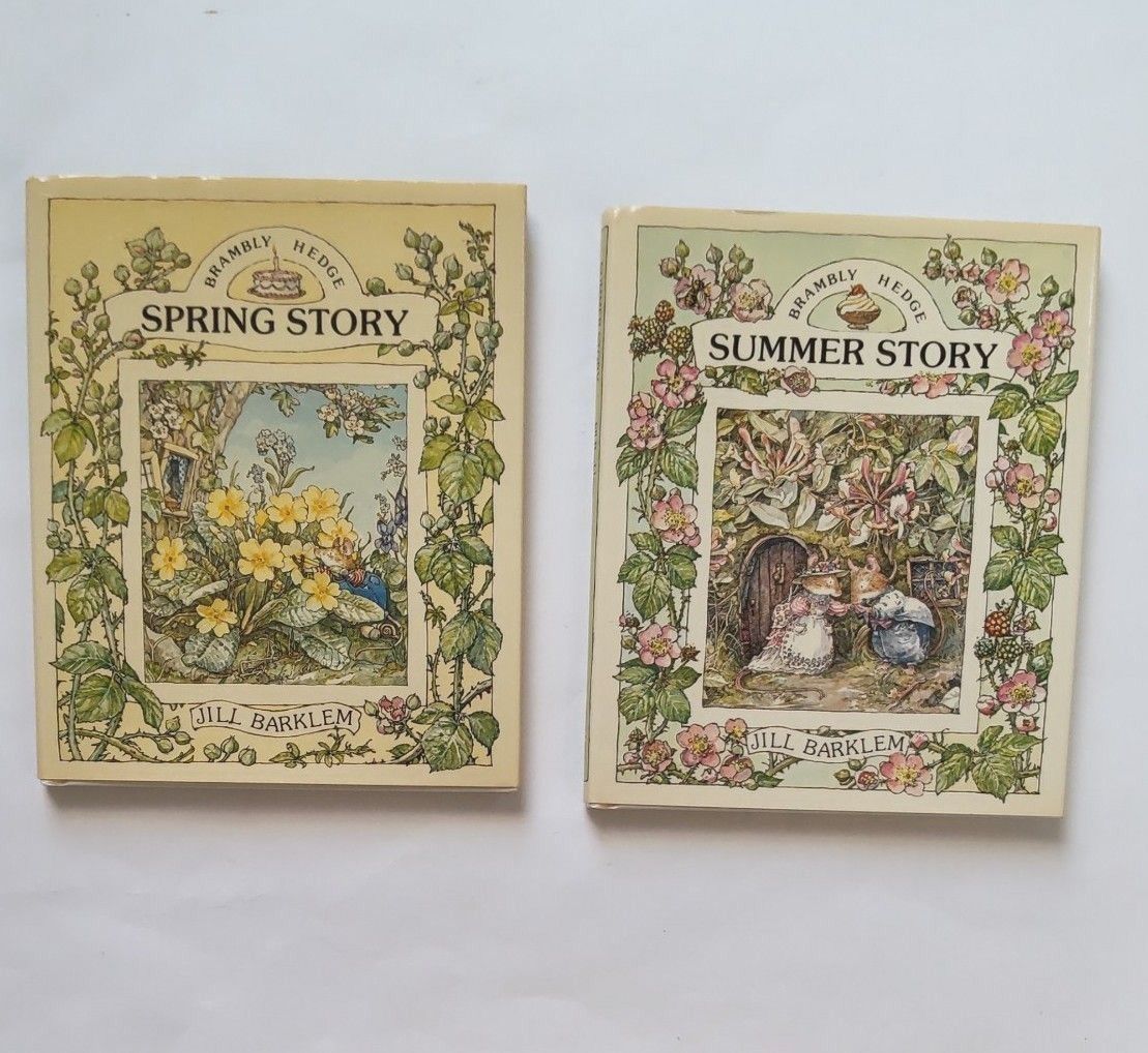 SPRING STORY と SUMMER STORY by JILL BARKLEM 2冊組 英語絵本