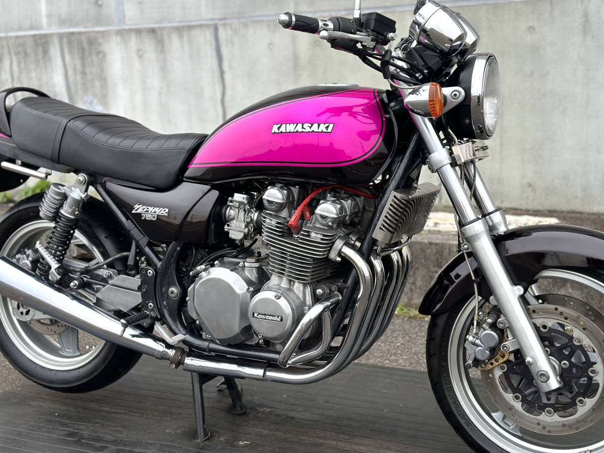 超極上ゼファー750 ピンク火の玉!! 予備件付き!! 状態最高 超極上ゼファー750 ピンク火の玉!! 予備件付き!! 状態最高