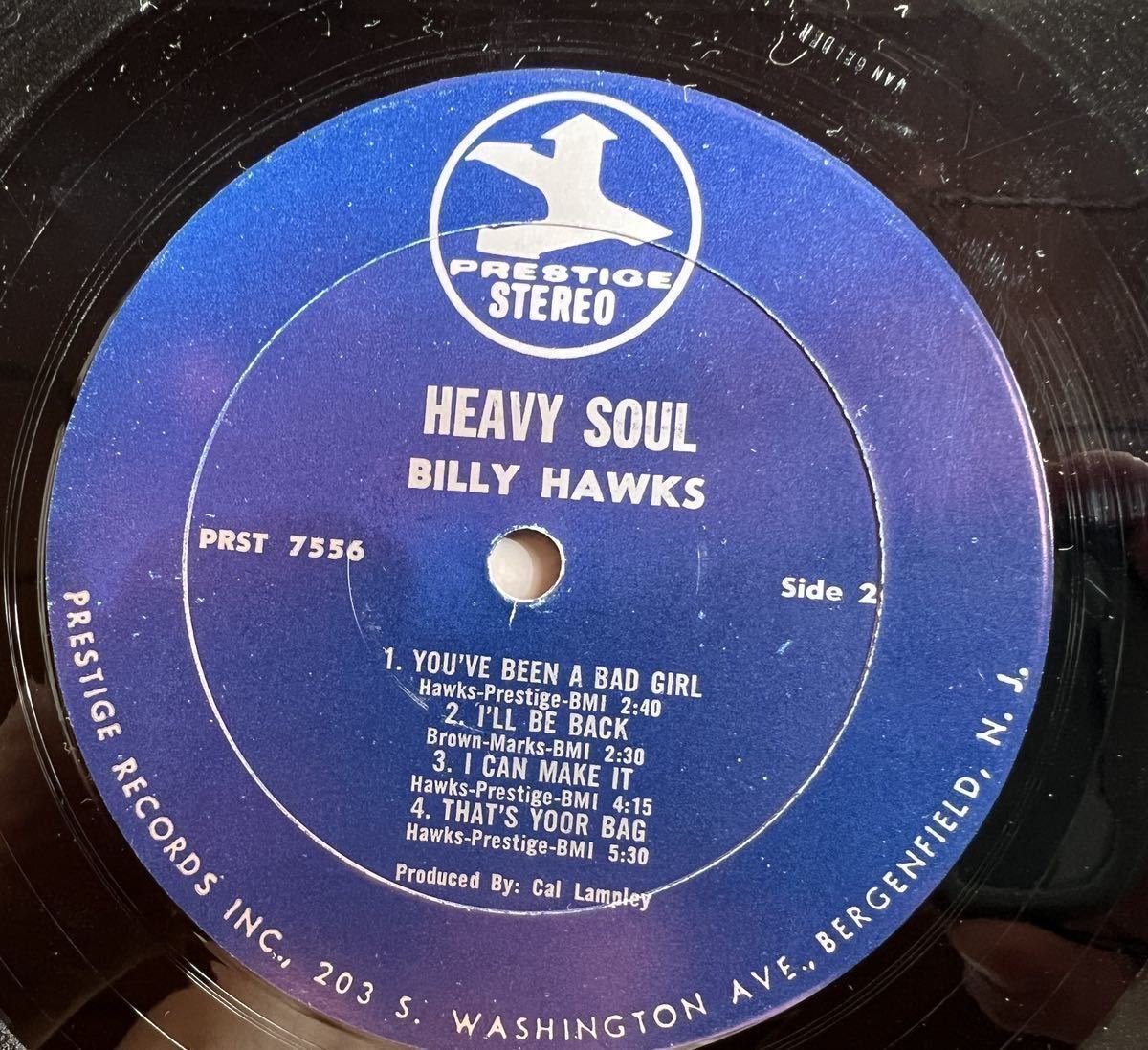 USオリジ Billy Hawks - Heavy Soul ソウルジャズ名盤 レアグルーヴ Rare Groove プロモスタンプあり！！の画像4