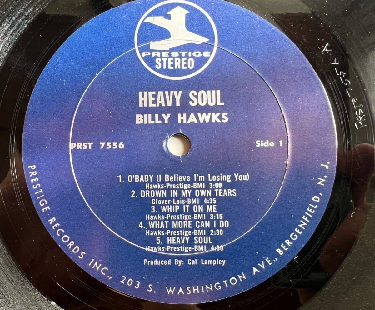 USオリジ Billy Hawks - Heavy Soul ソウルジャズ名盤 レアグルーヴ Rare Groove プロモスタンプあり！！の画像3