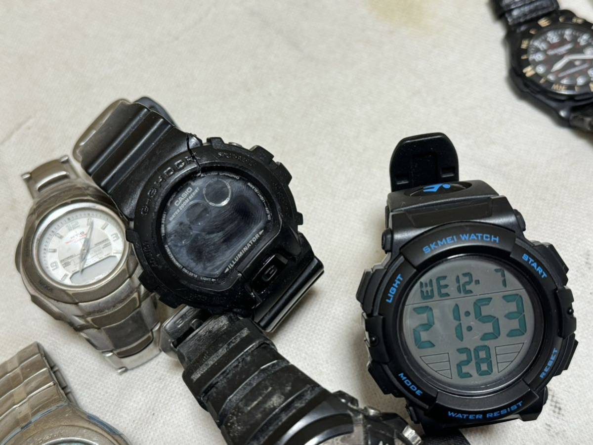 6865 送料無料 Dまとめ売り 腕時計 ジャンク品 メンズ レディース アナログ デジタル_画像4