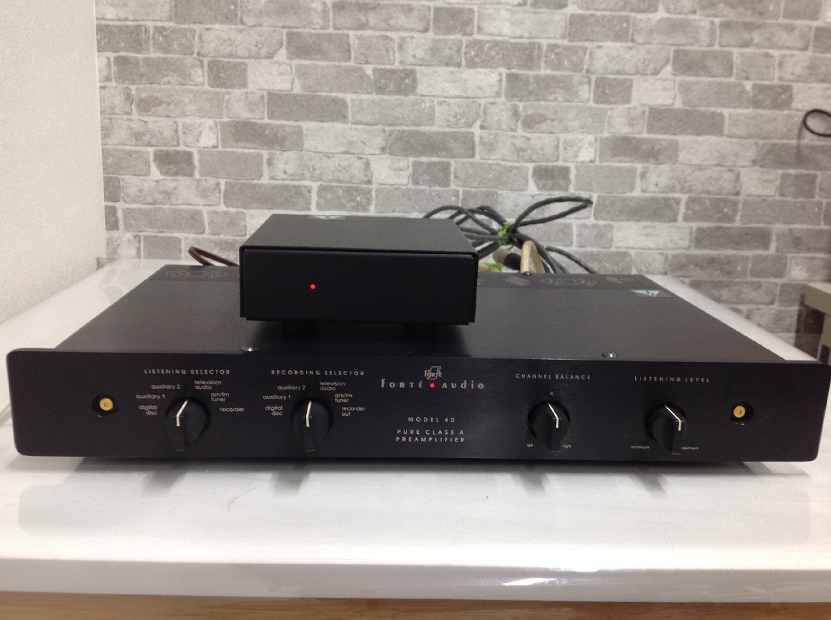 FORTE AUDIO◇プリアンプ MODEL40 電源 フォルテオーディオ モデル40 FORTE AUDIO◇プリアンプ MODEL40 電源 フォルテオーディオ モデル40