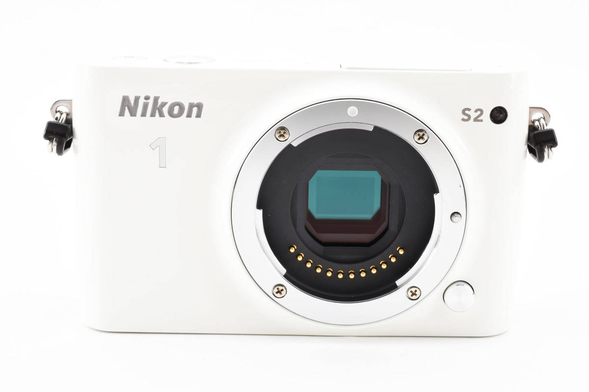 ■美品■ ニコン Nikon1 S2 ダブルズームキット ホワイト《元箱付き》#09100012_画像2