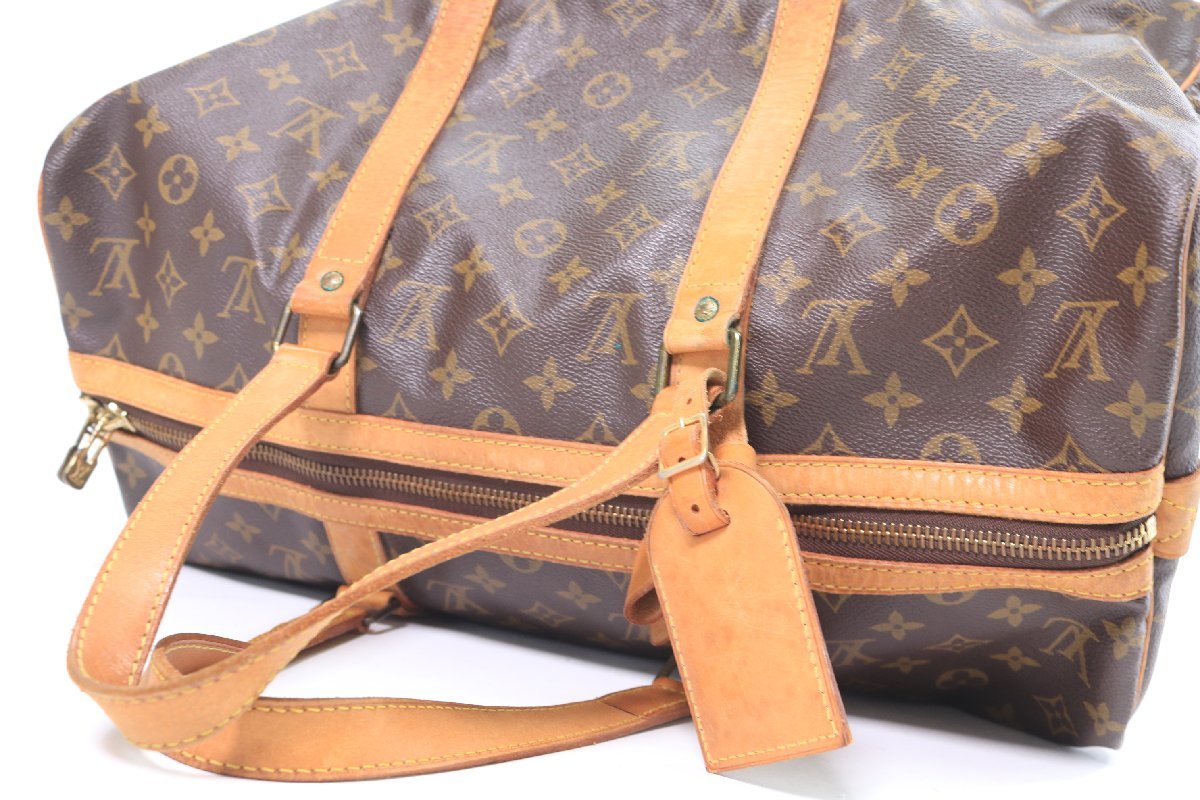 LOUIS VUITTON ルイヴィトン LV モノグラム キーポル55 ブラウン ハンド ボストン バッグ 旅行 手持ち レディース メンズ かばん 9465-KS_画像6