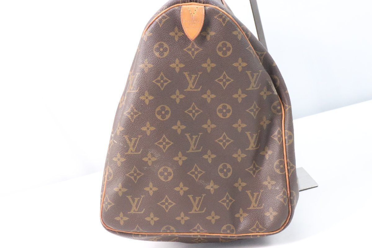 LOUIS VUITTON ルイヴィトン LV モノグラム キーポル55 ブラウン ハンド ボストンバッグ 旅行 手持ち レディース メンズ かばん 鞄 9467-HA_画像4