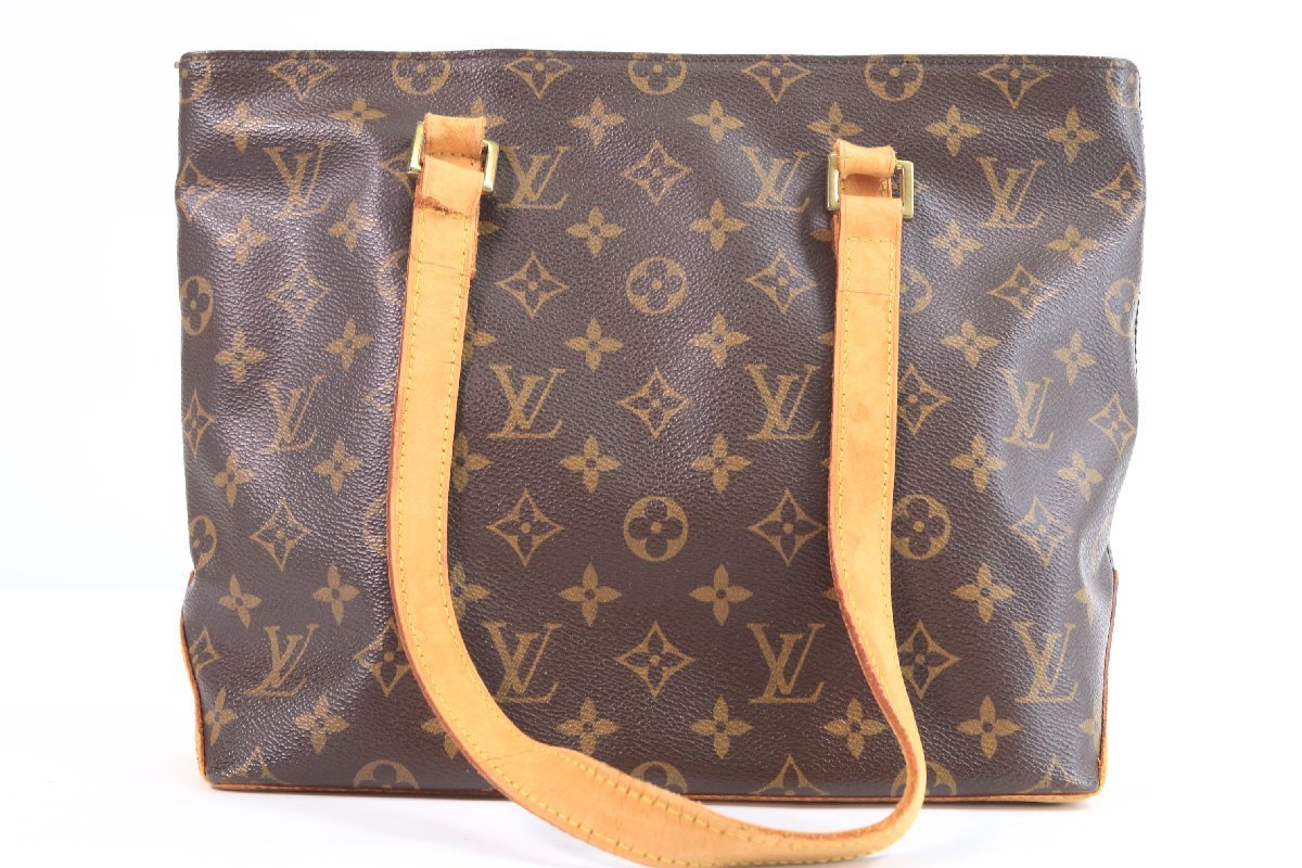 LOUIS VUITTON ルイヴィトン LV モノグラム ガバピアノ トート ショルダー バッグ 肩掛 手持ち 鞄 レザー 革 ブラウン レディース 0145-HA_画像2