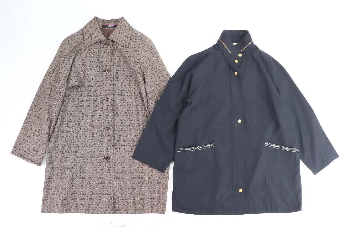 【12点】LEONARD FASHION レオナール ブラウス カーディガン ジャケット ワンピース ストール 長袖 L LL 等 レディース まとめ 0744-HA_画像3