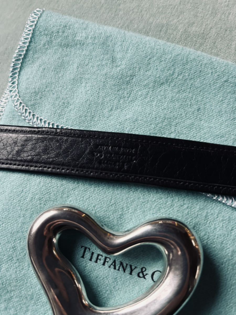 vintage Tiffany＆Co. elsa peretti エルサペレッティ　オープンハートベルト　シルバー　ヴィンテージ　売り切り_画像5