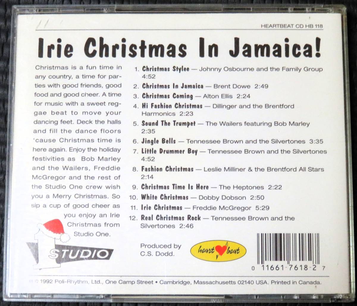 ◆クリスマスCD◆ オムニバス Reggae Christmas レゲエ・クリスマス ボブ・マーリー アルトン・エリス ■2枚以上購入で送料無料_画像2