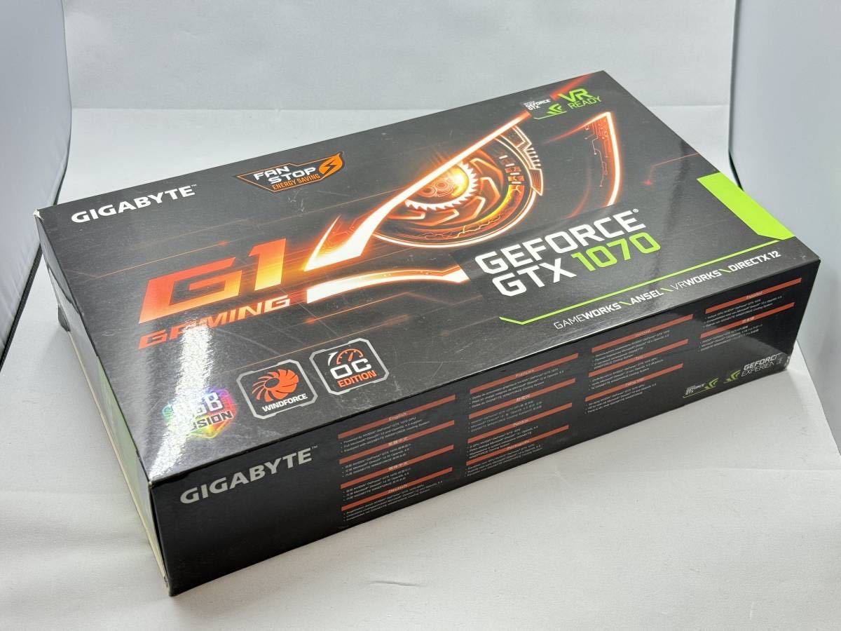 【美品・全付】GIGABYTE GeForce GTX 1070 G1 Gaming 8G (rev. 2.0) GV-N1070G1 GAMING-8GD_画像1